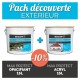 Pack découverte- intérieur - Impression opacifiante + peinture acrylique 15L